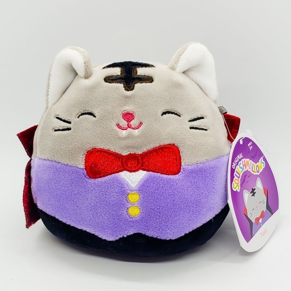 Squishmallow Tally the cat vampire